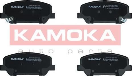 Kamoka JQ101410 - Тормозные колодки, дисковые, комплект autosila-amz.com