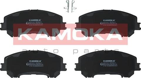 Kamoka JQ101411 - Тормозные колодки, дисковые, комплект autosila-amz.com