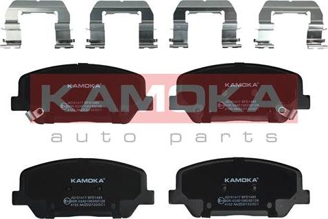 Kamoka JQ101417 - Тормозные колодки, дисковые, комплект autosila-amz.com