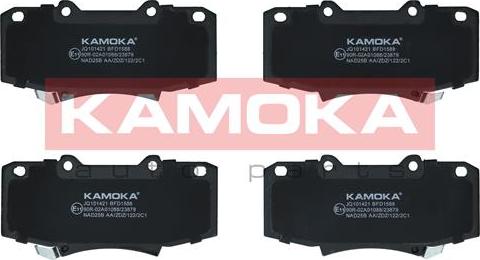 Kamoka JQ101421 - Тормозные колодки, дисковые, комплект autosila-amz.com