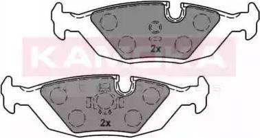 Kamoka JQ101592 - Тормозные колодки, дисковые, комплект autosila-amz.com