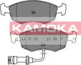 Kamoka JQ101552 - Тормозные колодки, дисковые, комплект autosila-amz.com