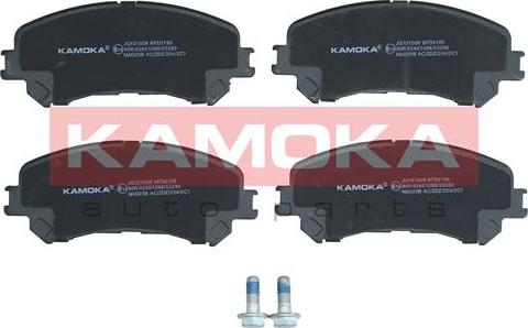Kamoka JQ101008 - Тормозные колодки, дисковые, комплект autosila-amz.com