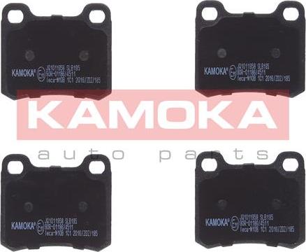 Kamoka JQ1011958 - Тормозные колодки, дисковые, комплект autosila-amz.com