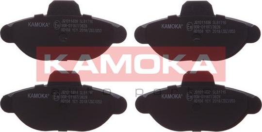 Kamoka JQ1011498 - Тормозные колодки, дисковые, комплект autosila-amz.com