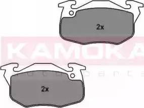 Kamoka JQ1011460 - Тормозные колодки, дисковые, комплект autosila-amz.com