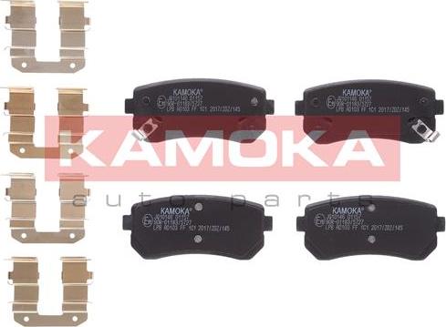 Kamoka JQ101146 - колодки дисковые торм. задн. Hyun autosila-amz.com