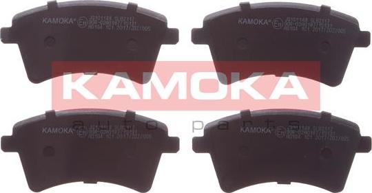 Kamoka JQ101148 - Тормозные колодки, дисковые, комплект autosila-amz.com