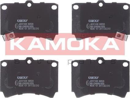 Kamoka JQ1011430 - Тормозные колодки, дисковые, комплект autosila-amz.com