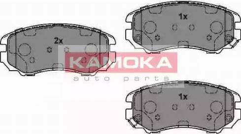 Kamoka JQ101142 - Тормозные колодки, дисковые, комплект autosila-amz.com