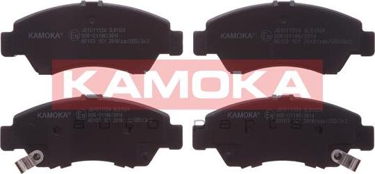 Kamoka JQ1011554 - Тормозные колодки, дисковые, комплект autosila-amz.com
