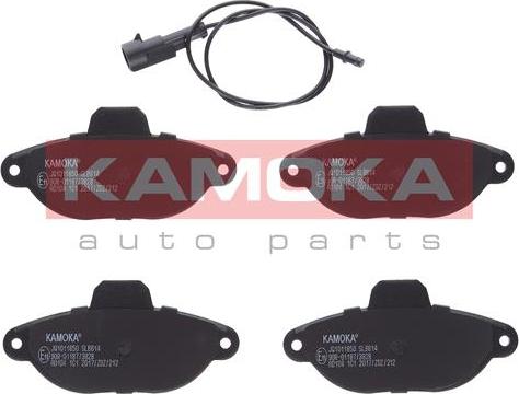 Kamoka JQ1011850 - Тормозные колодки, дисковые, комплект autosila-amz.com