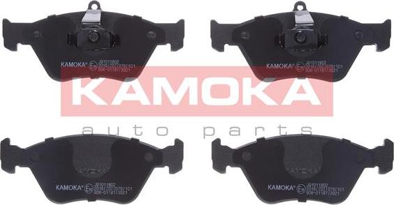 Kamoka JQ1011802 - Тормозные колодки, дисковые, комплект autosila-amz.com