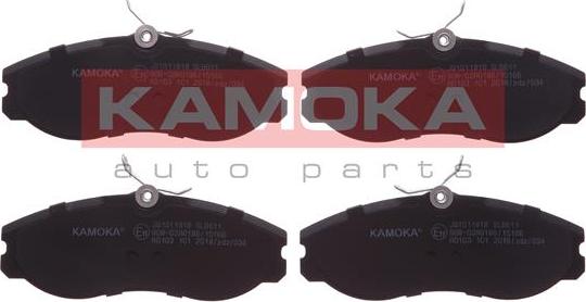Kamoka JQ1011818 - Тормозные колодки, дисковые, комплект autosila-amz.com