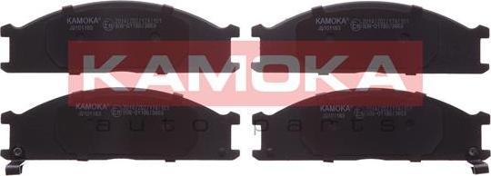 Kamoka JQ101183 - Тормозные колодки, дисковые, комплект autosila-amz.com