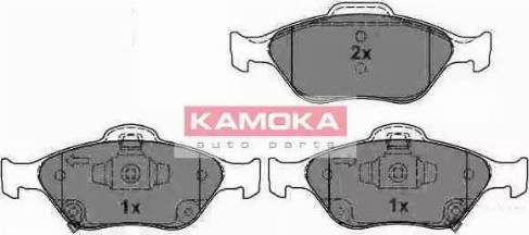 Kamoka JQ101137 - Тормозные колодки, дисковые, комплект autosila-amz.com
