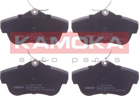 Kamoka JQ101174 - Тормозные колодки, дисковые, комплект autosila-amz.com