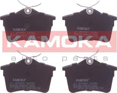 Kamoka JQ1018501 - Тормозные колодки, дисковые, комплект autosila-amz.com