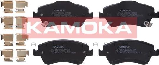 Kamoka JQ1018092 - Тормозные колодки, дисковые, комплект autosila-amz.com