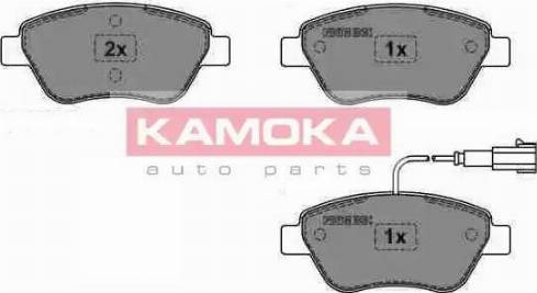 Kamoka JQ1018114 - Тормозные колодки, дисковые, комплект autosila-amz.com
