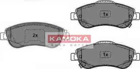Kamoka JQ1018396 - Тормозные колодки, дисковые, комплект autosila-amz.com