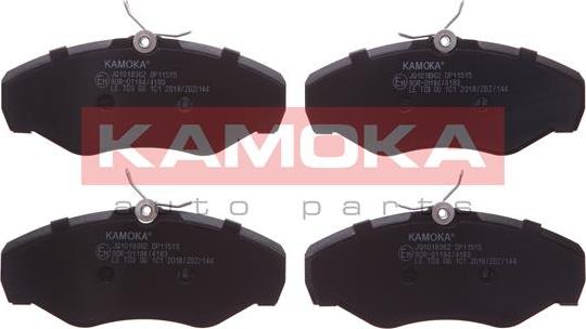 Kamoka JQ1018362 - Тормозные колодки, дисковые, комплект autosila-amz.com