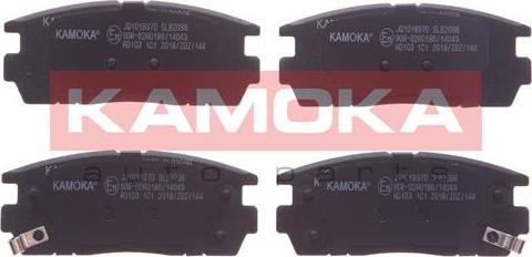 Kamoka JQ1018370 - Тормозные колодки, дисковые, комплект autosila-amz.com