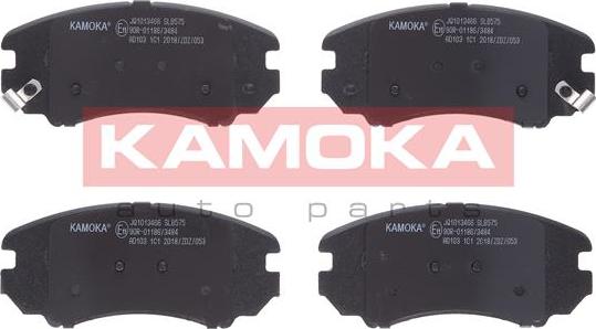 Kamoka JQ1013466 - Kолодки дисковые п. Kia Magentis+Optima GD 2.0i 16V+2.5i V6 01> autosila-amz.com