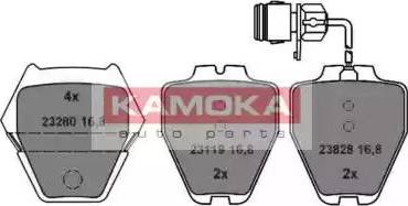 Kamoka JQ1013420 - Тормозные колодки, дисковые, комплект autosila-amz.com