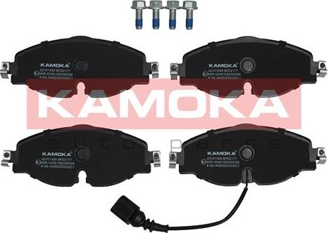 Kamoka JQ101359 - Тормозные колодки, дисковые, комплект autosila-amz.com