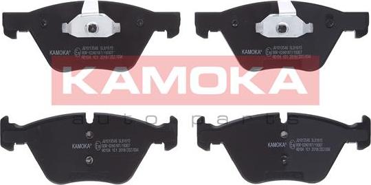 Kamoka JQ1013546 - Тормозные колодки, дисковые, комплект autosila-amz.com