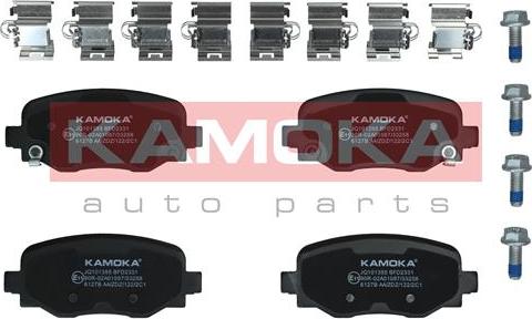 Kamoka JQ101355 - Тормозные колодки, дисковые, комплект autosila-amz.com