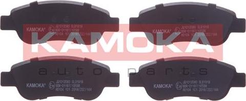 Kamoka JQ1013580 - Тормозные колодки, дисковые, комплект autosila-amz.com