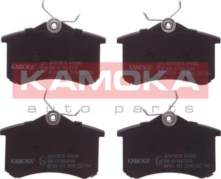 Kamoka JQ1013576 - Тормозные колодки, дисковые, комплект autosila-amz.com