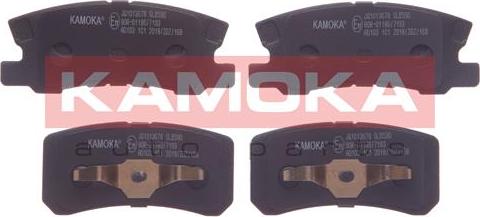 Kamoka JQ1013678 - Тормозные колодки, дисковые, комплект autosila-amz.com