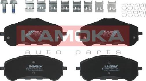 Kamoka JQ101389 - Тормозные колодки, дисковые, комплект autosila-amz.com