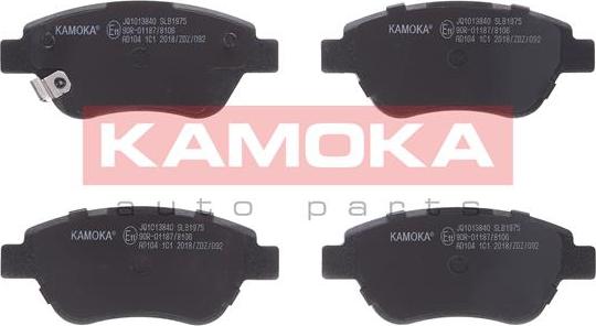 Kamoka JQ1013840 - Тормозные колодки, дисковые, комплект autosila-amz.com