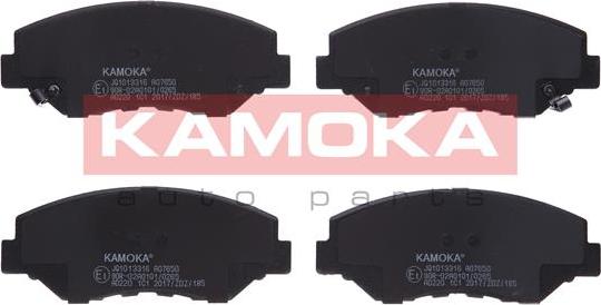 Kamoka JQ1013316 - Тормозные колодки, дисковые, комплект autosila-amz.com