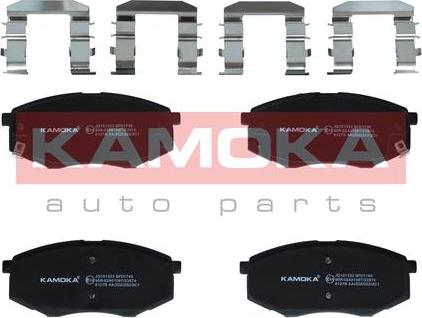Kamoka JQ101333 - Тормозные колодки, дисковые, комплект autosila-amz.com