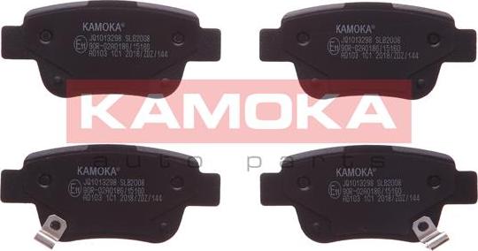 Kamoka JQ1013298 - Тормозные колодки, дисковые, комплект autosila-amz.com