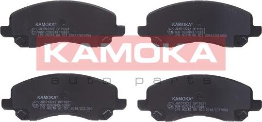 Kamoka JQ1013242 - Тормозные колодки, дисковые, комплект autosila-amz.com