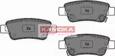 Kamoka JQ1013764 - Тормозные колодки, дисковые, комплект autosila-amz.com