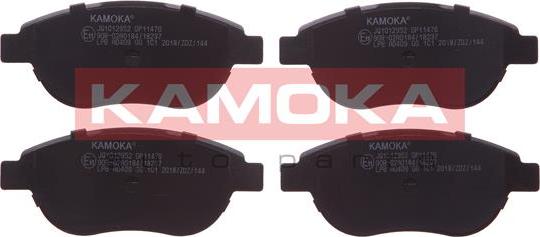 Kamoka JQ1012952 - Тормозные колодки, дисковые, комплект autosila-amz.com