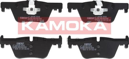 Kamoka JQ101295 - Колодки тормозные к-кт зад. BMW 1 (F20) 10->, 3(F30) 11->,4(F36) 14-> autosila-amz.com