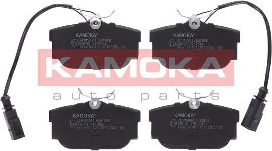 Kamoka JQ1012964 - Тормозные колодки, дисковые, комплект autosila-amz.com