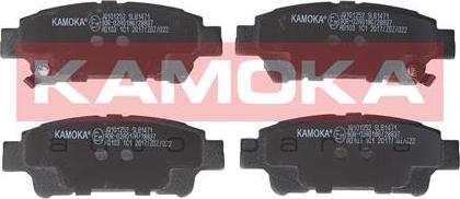 Kamoka JQ101252 - Тормозные колодки, дисковые, комплект autosila-amz.com