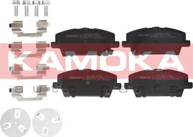 Kamoka JQ101260 - Тормозные колодки, дисковые, комплект autosila-amz.com