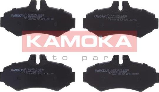 Kamoka JQ1012612 - Тормозные колодки, дисковые, комплект autosila-amz.com