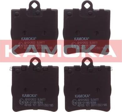 Kamoka JQ1012622 - Тормозные колодки, дисковые, комплект autosila-amz.com