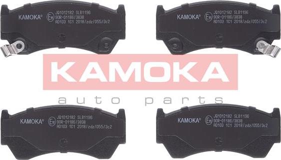 Kamoka JQ1012182 - Тормозные колодки, дисковые, комплект autosila-amz.com